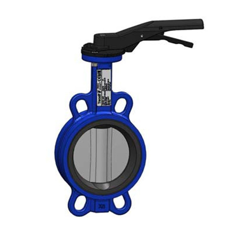 BUTTERFLY VALVE WITH HANDLE